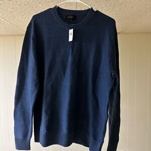 Banana Republic Blue Crewneck Sweater Classic Fit